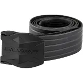 Salvimar Nylon Elastische Riem Met Slangenprint En Eco-gesp Zwart