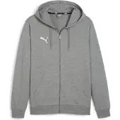 Puma Hoodie teamGOAL Casuals Full Zip - Grijs/Wit