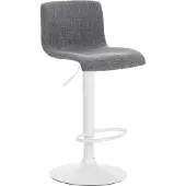 CLP Hover Barkruk - Stof wit/licht grijs