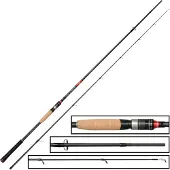 Gamakatsu Akilas Spinning Rod Zwart 2.40 m / 15-60 g