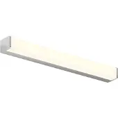 LINDBY Wandlamp Klea, chroom / zilver, Badkamer, Aluminium, Modern, Wandlamp