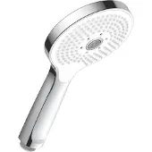 Duravit Handdouche 3 Standen Click! MinusFlow – Douchekop Ø120 mm – Waterbesparend – EasyClean – Chroom Hoogglans