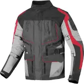 Berik Safari Zwart Rood Waterdichte 3in1 Textiele Motorjas Maat 50