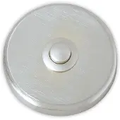 Heidemann 70083 Belknop 1-voudig Vernikkeld 24 V/1 A