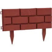 Progarden Borderhekje | | 42 x 17.5 cm (4 stuks, Bruin)