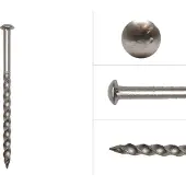 Wovar Bolkop schroefnagels RVS 3.2 x 55 mm | Doos 185 Stuks