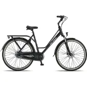 Altec Damesfiets Omega 28 Inch 55 cm Dames 7V Hydraulische schijfrem Matzwart
