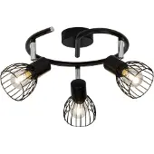 Brilliant 3-lichts plafondlamp Blacky