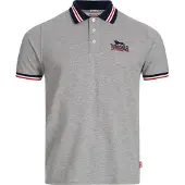 Lonsdale Shirt 'Occumster' navy / grijs gemêleerd / rood / wit