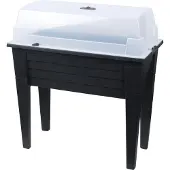 Koopman Kweektafel kweekbak kweekas met deksel 78 x 40 x 83 cm antraciet Nampook