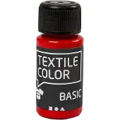 Creativ Company Textile color semi-dekkende textielverf - rood, 50ml