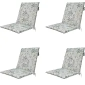 Madison stapelstoelkussen palma natural ca. 97x49 cm set van 4