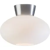 BELID Bullo plafondlamp opaalglas Ø27 cm Aluminium