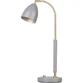BELID Deluxe tafellamp warmgrijs-messing