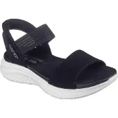 SKECHERS Dames Slip-ins Ultra Flex 3.0 Summerville Zwarte sandalen (39), 3 tot 5 cm, Geen, Casual 119804