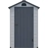 Vente-unique Tuinschuur in hars CESIO - Grijs - 1,39m?