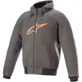 Alpinestars Chrome Sport Teergrijs Vlamoranje Hoodie Maat L