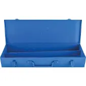 Bgs 1206-LEER: Metalen opbergcassette voor artikelnummer 1206, leer