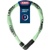 ABUS Fietsslot Kettingslot - Tresor 6807C - Security level 7 - groen - 110 cm - Geschikt voor elektrische fietsen en stadsfietsen