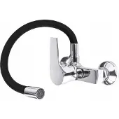 Granitan Flex Keukenmengkraan met Flexibele Uitloop - Chroom