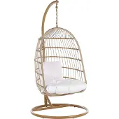 Beliani ALLERA - Hangstoel - Natuurlijk - Polyester