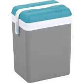 Eda 019923 G/B.LA: EDA Koelbox, kunststof, 15 liter, grijs / turkoois
