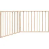 vidaXL Hondenhek opvouwbaar 2 panelen 160 cm populierenhout