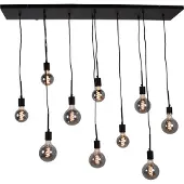 Urban Interiors Hanglamp Bulby 10-lichts Zwart