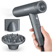 OEM Haardroger met ionentechnologie, 110.000 omwentelingen per minuut, 8 droogstanden, magnetische stylingopzetstuk, 370 gram, lichtgewicht.