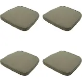 Madison wickerkussen 48x48 - beige recycled canvas 4 stuks