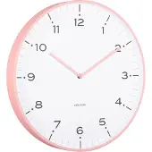 Karlsson wandklok circus rings flamingo pink- Ø40cm