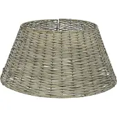 Décoris Kerstboomring Wilg Dia57cm Grijs grijs Wicker Kerstboomrok