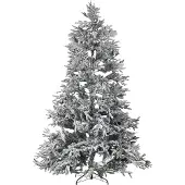 Beliani BASSIE - Kerstboom - Wit - 240 cm - Kunststof