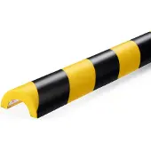Durable 1115130 Buisbescherming Zwart, Geel (l x b x h) 1000 x 50 x 25 mm