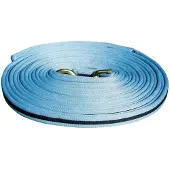 Jansen Soft longeerlijn (Kleur: donkerblauw/lichtblauw)