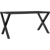 vidaXL Salontafelpoten X-frame 70x30x43 cm staal