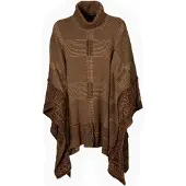 Pasion Morena Squares Regenjas Bruin M Vrouw