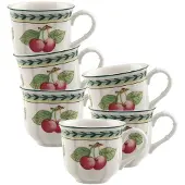 Villeroy & Boch Espressotassen French Garden Fleurence 80 ml Set van 6