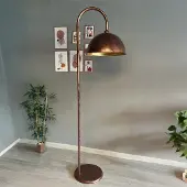 Bamyum Malvik hanglamp, Moderne stijl, Ø37 cm, goudkleurig metalen lamp