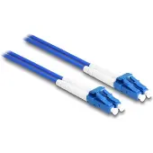 DeLOCK 87921 Glasvezel Optische vezel Aansluitkabel 3 m Blauw [1x LC-stekker - 1x LC-stekker] 9/125 µ Singlemode OS2