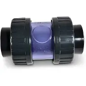 Mega Kijkglas PVC-U 63 mm lijmmof 6bar DN50 transparant