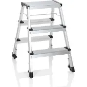 Hjh OFFICE SOLID IV | 3 treden - Klaptrap Aluminium