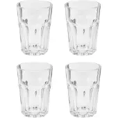 Excellent houseware Longdrinkglas Transparant 360 ml | 4 stuks