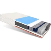 FDM GINASO Matras 90x200 cm - Pocketvering Matrassen Eenpersoons - Hoogte 22 cm H3 en H4 - Dubbelzijdig - 7 zones - Afritsbaar hoes wasbaar - Antiallergisch en Ademende - Öko-Tex gecertificeerd