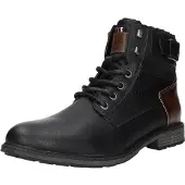 Tom Tailor Veterboots bruin / zwart