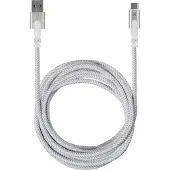 Xtorm USB naar USB-C Kabel - 3 Meter - Extra stevige USB Kabels - Lange Oplaadkabel - Snellader - Oplaadkabel geschikt voor Samsung/Android - Wit
