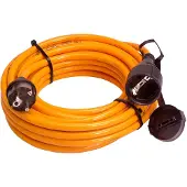 As Schwabe 59205 Stroom Verlengkabel 16 A Oranje 5.00 m H07BQ-F 3G 2,5 mm²