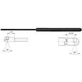 METZGER 2110051 Gasveer achterklep