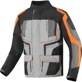 Berik Safari Zwart Grijs Oranje Waterdichte 3in1 Textiele Motorjas Maat 48