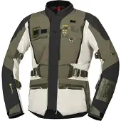 IXS Venture-GTX 1.0 Waterdichte Grijs Groen Textiele Motorjas Maat M